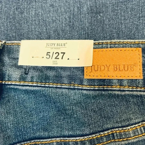 NWT Judy Blue Medium Blue High Waist Flare Bootcut size 5/27 blue - Picture 5 of 10